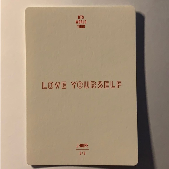 *SOLD* J-Hope (6/8) Love Yourself Tour mini photocard - Picture 2 of 2